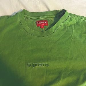 Supreme Green Stitched Over-dyed Tee